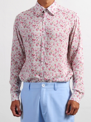 Floral Print Shirt (Long Sleeves)